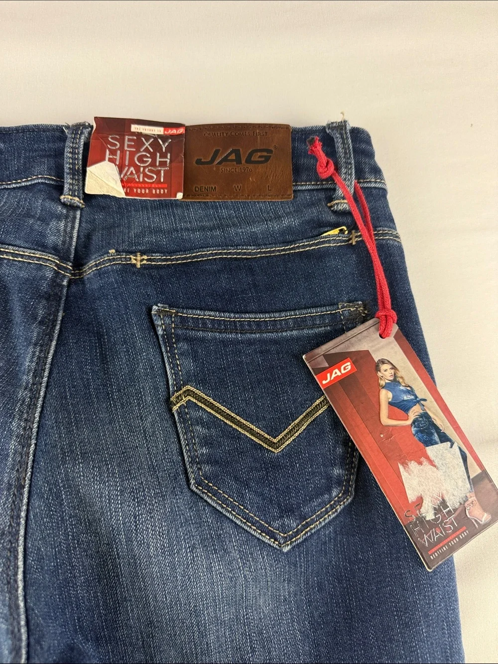 JAG Sexy High Waist Skinny Jeans Women's Size 26 NWT